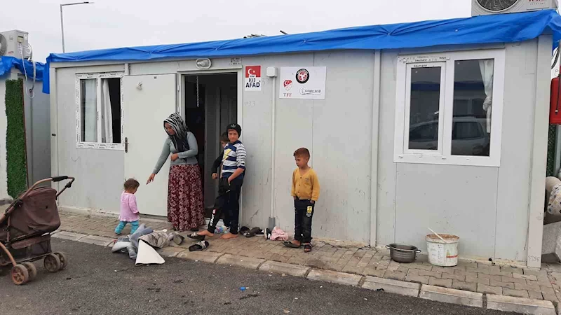 Adıyaman’da konteyner kentte kalbi