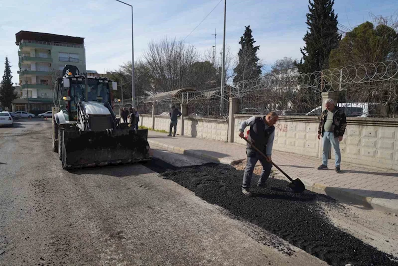 Kaldırım ve asfalt çalışmaları