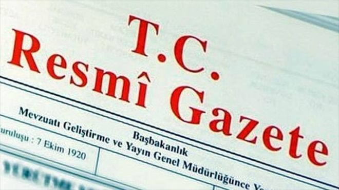 OHAL kapsamında Resmi Gazetede