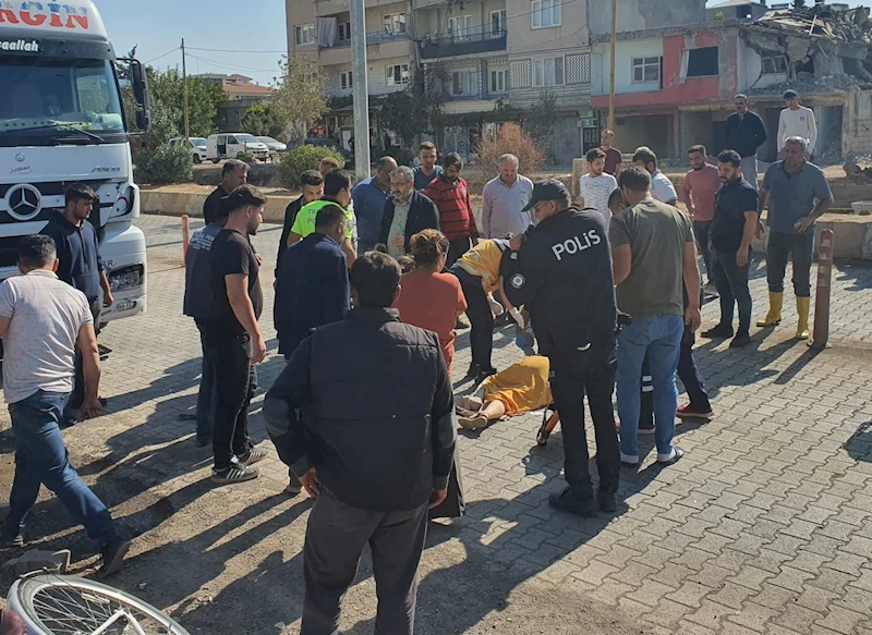 Adıyaman’ın Gölbaşı ilçesinde yolun