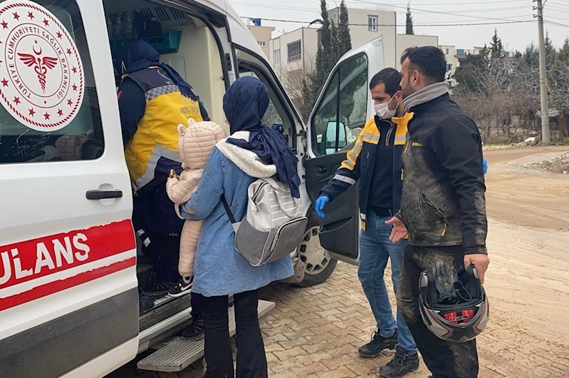 Adıyaman’da, yağmur nedeniyle kayganlaşan