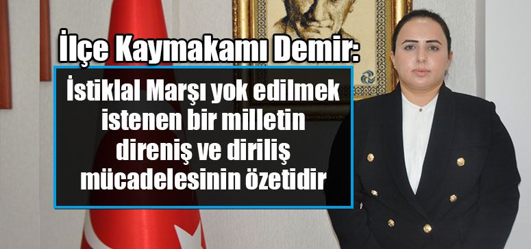 Besni Kaymakamı Nazlı Demir,