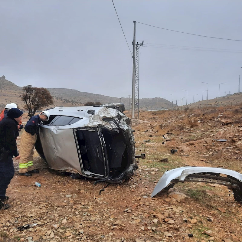 Mardin’in Artuklu ilçesinde otomobilin