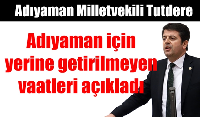 Milletvekili Av. Abdurrahman Tutdere,