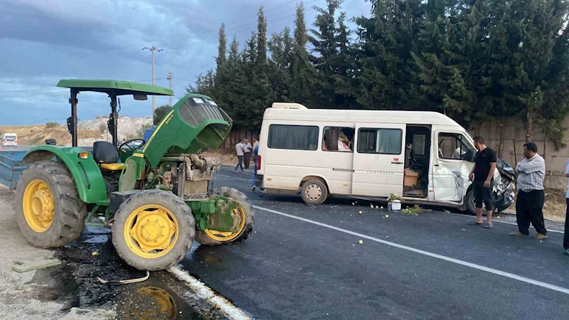 Gölbaşı ilçesinde minibüs