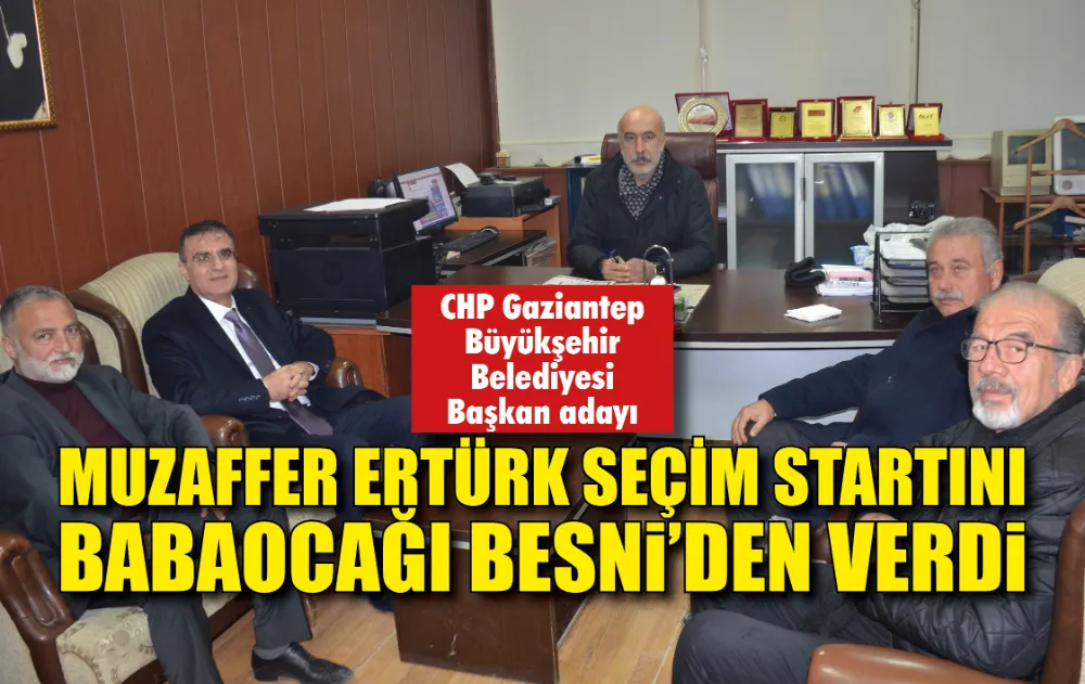 MUZAFFER ERTÜRK SEÇİM STARTINI