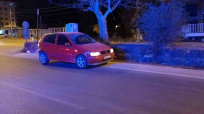 Adıyaman’ın Gölbaşı ilçesinde otomobil ile elektrikli bisikletin çarpışması sonucu 2