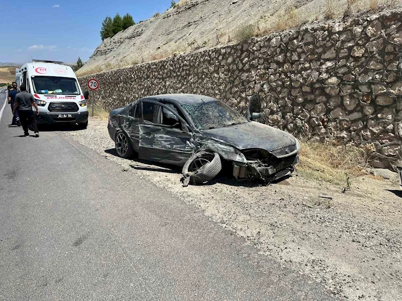 Adıyaman’ın Gölbaşı ilçesinde otomobilin