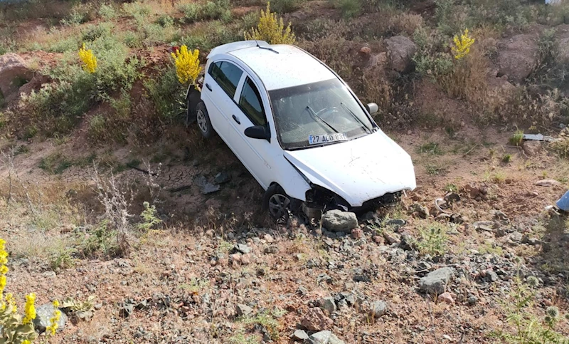 Adıyaman’ın Gölbaşı ilçesinde otomobilin