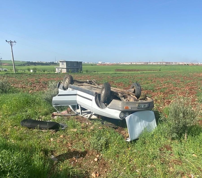 Adıyaman’da, sürücünün direksiyon hakimiyetini