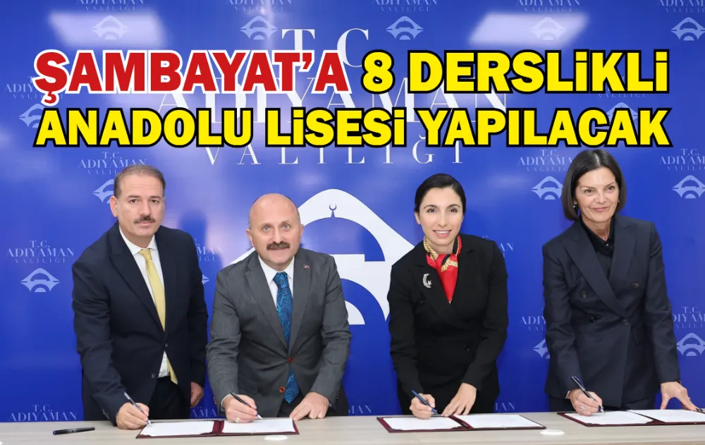 Şambayat Beldesine hayırseverler tarafından