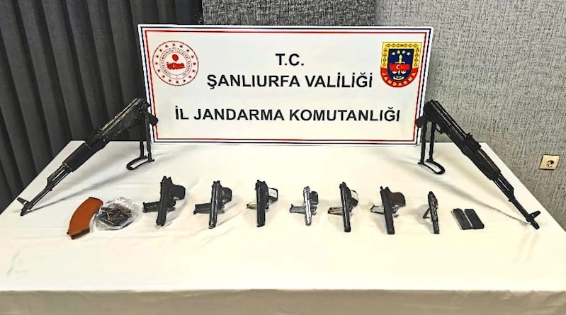 Şanlıurfa’da silah kaçakçılığı operasyonunda