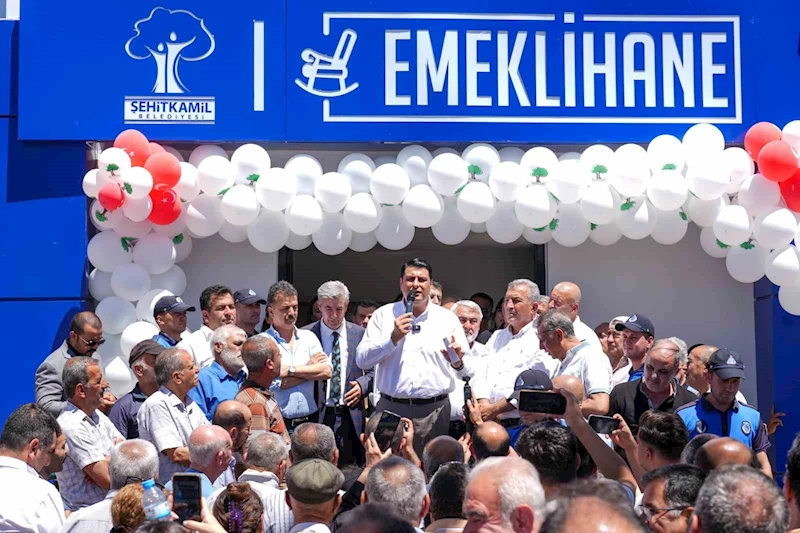 Şehitkamil’de emeklilere özel “Emeklihane”