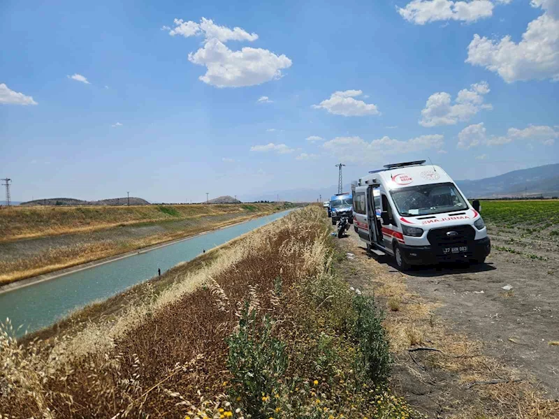 Gaziantep’in Nurdağı ilçesinde tarlada