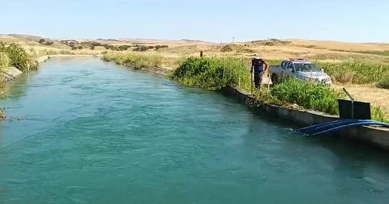 Sulama kanalında kaybolan çobanı