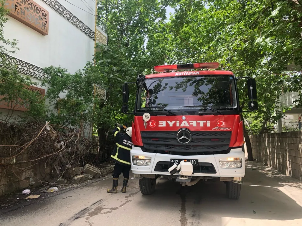 Adıyaman’da, 3 katlı binanın