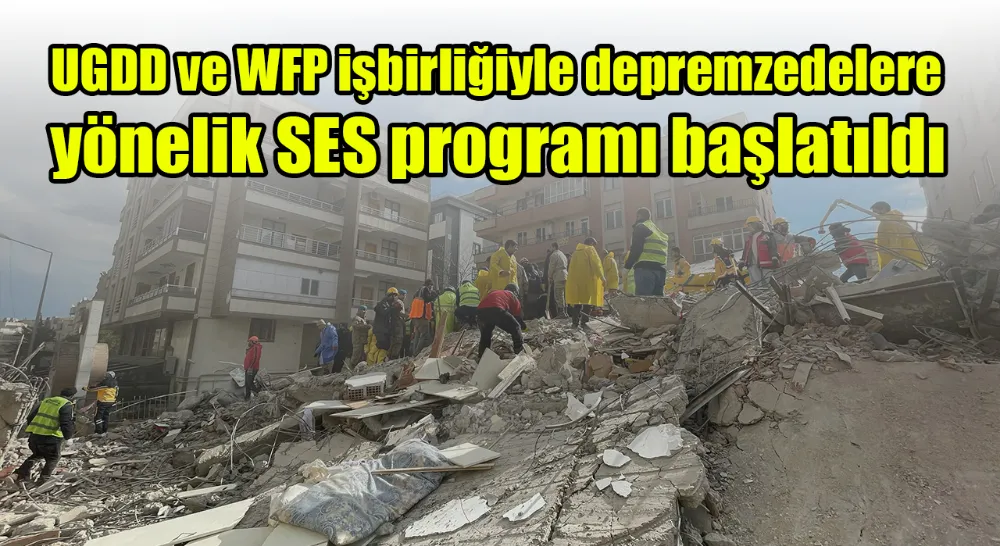 WFP ve UGDD işbirliğiyle