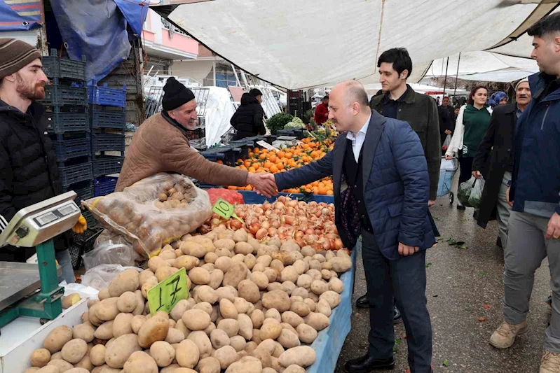 Vali Varol, pazarcı esnafının