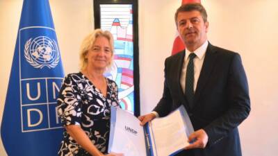 Adıyaman Belediye Başkanı Abdurrahman Tutdere, Birleşmiş Milletler Kalkınma Programı (UNDP)