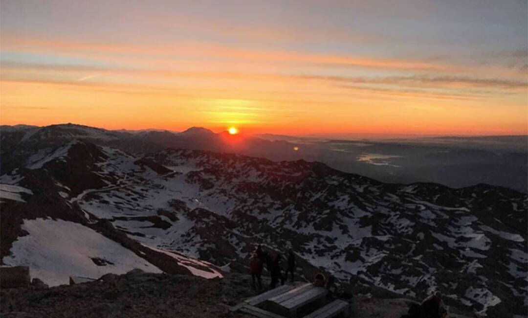 Adıyaman’daki Nemrut Dağı, her