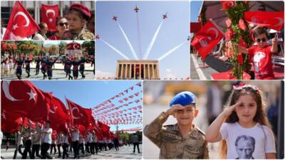 30 Ağustos Zafer Bayramı'nın 102. yıl dönümü tüm yurtta çeşitli
