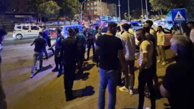 Adıyaman’da, bir düğün konvoyunda çıkan kavgaya çok sayıda polis ekibi