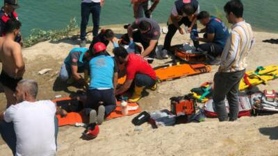 Adıyaman'da kardeşiyle birlikte girdiği Atatürk Barajı'nda kaybolduktan sonra sudan çıkarılarak