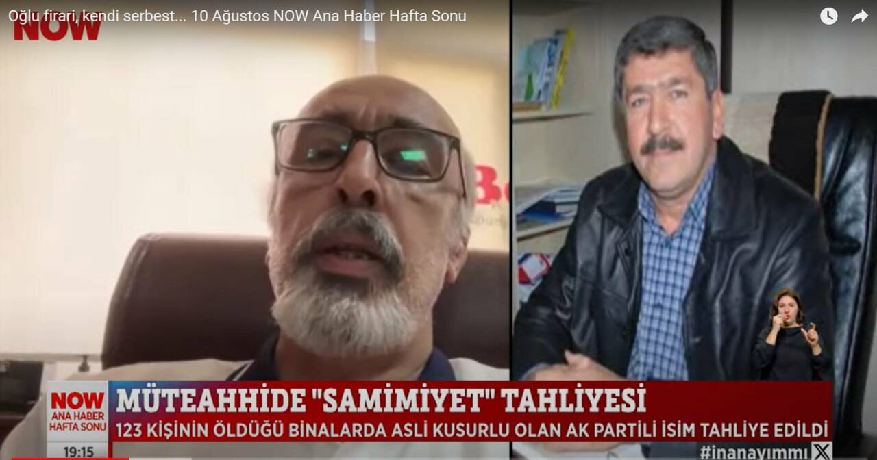 Gazeteci Tarık Önder NOW TV’de: Üzümkent’i 83 kişiye mezar yapanlar tutuklansın. Adalet istiyorum…