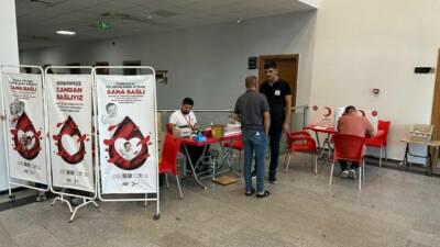 Adıyaman Belediyesi, Türk Kızılay'ın ‘Birbirimize Candan Bağlıyız’ sloganıyla başlattığı kan
