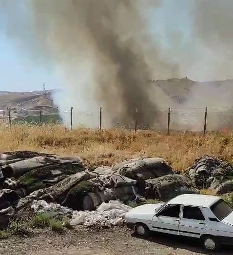 Adıyaman’da Kuru Ot Yangını Korku Yarattı