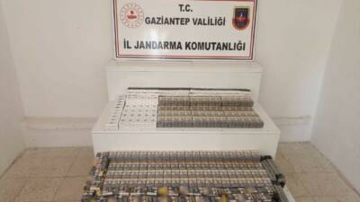 Gaziantep'te gerçekleştirilen büyük bir kaçakçılık operasyonunda, 10 bin 90 paket