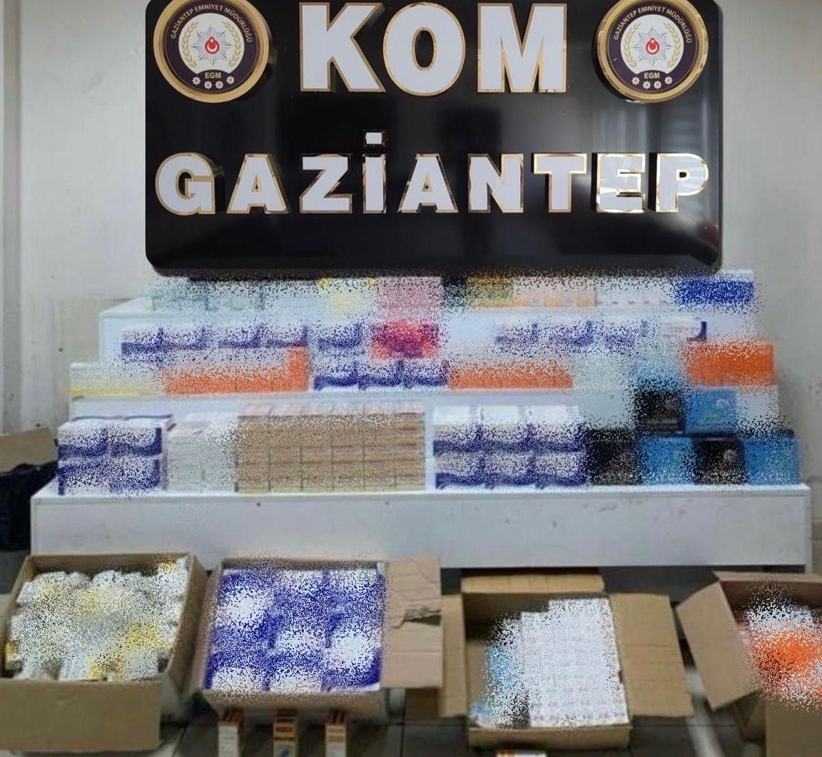 Gaziantep’te 192 bin 551 kaçak ilaç ele geçirildi