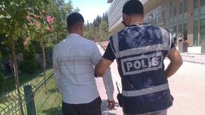 Gaziantep’te polis ekiplerinin operasyonu sonucunda kesinleşmiş hapis cezası bulunan 2