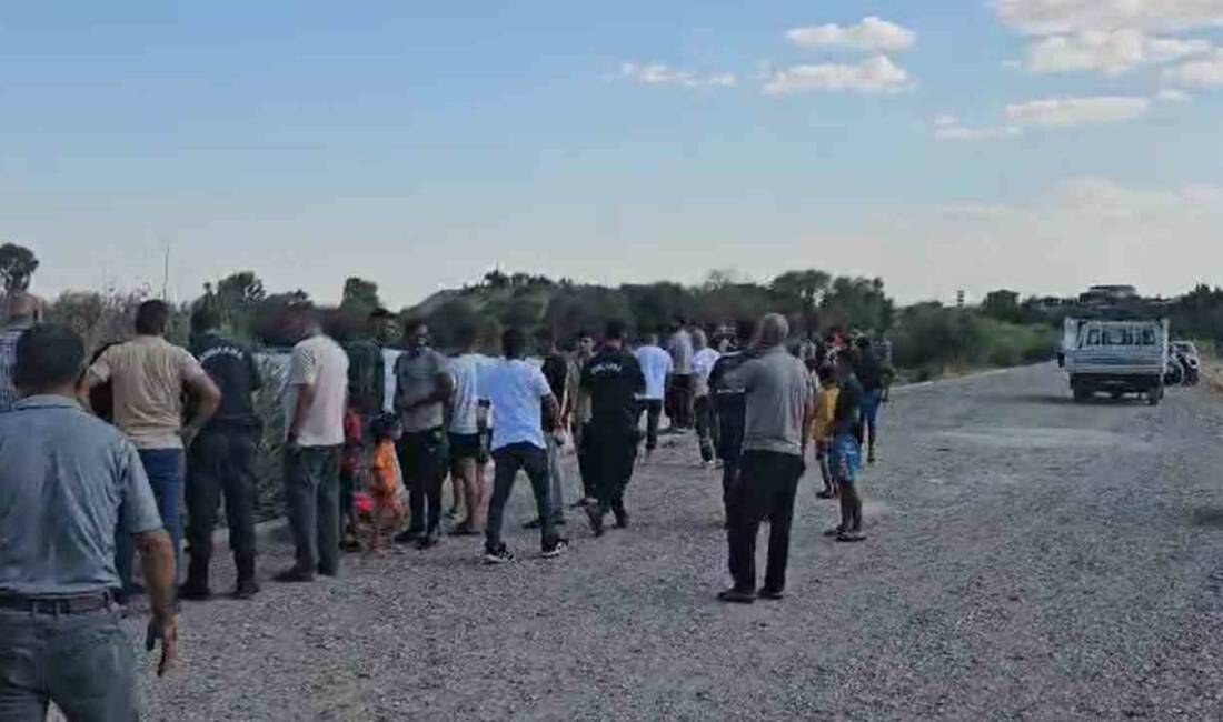 Gaziantep’in Karkamış ilçesinde serinlemek