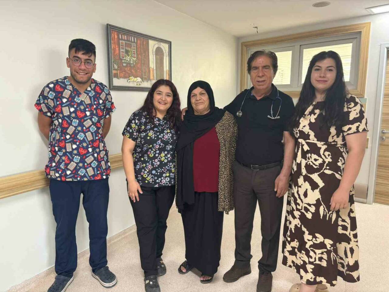 Gaziantep'te 66 yaşındaki KOAH ve koroner arter hastası Bircan Sarman,