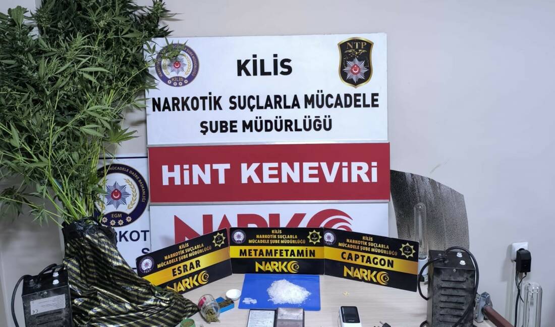 Kilis'te polis ekipleri tarafından