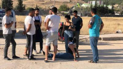 Adıyaman’da meydana gelen trafik kazasında, motosiklet ile hafif ticari aracın