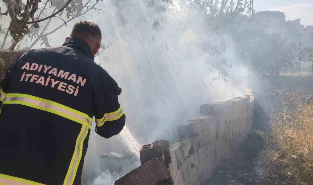 Adıyaman’da otluk alanda başlayan