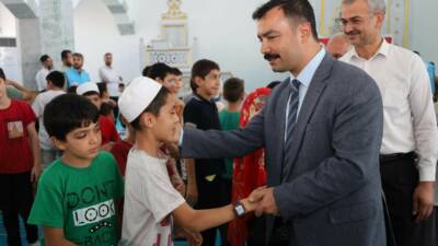 Adıyaman’ın Kahta ilçe Müftülüğü tarafından İhlas Camii’nde Yaz Kur’an Kursu’na