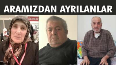 27.09.2024 Cuma gününe ait Besni’de Vefat Edenler köşesi.