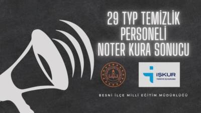 Adıyaman İŞKUR Müdürlüğü, Besni İlçe Milli Eğitim Müdürlüğü bünyesindeki okullarda