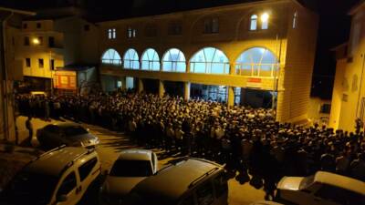 Çelikhan'da silahlı saldırıya uğrayarak hayatını kaybeden Abdurrahman Akay’ın cenazesi, namazının