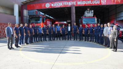 Adıyaman’ın Kahta ilçesinde, İtfaiye Teşkilatı’nın kuruluşunun 310. yılı ve İtfaiyecilik