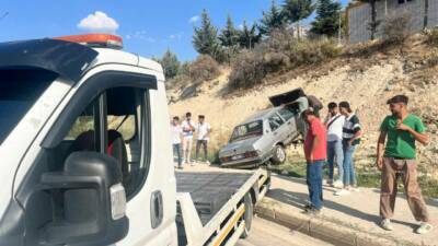 Besni'de, Yenikent Mega Fabrikası önünde meydana gelen tek taraflı