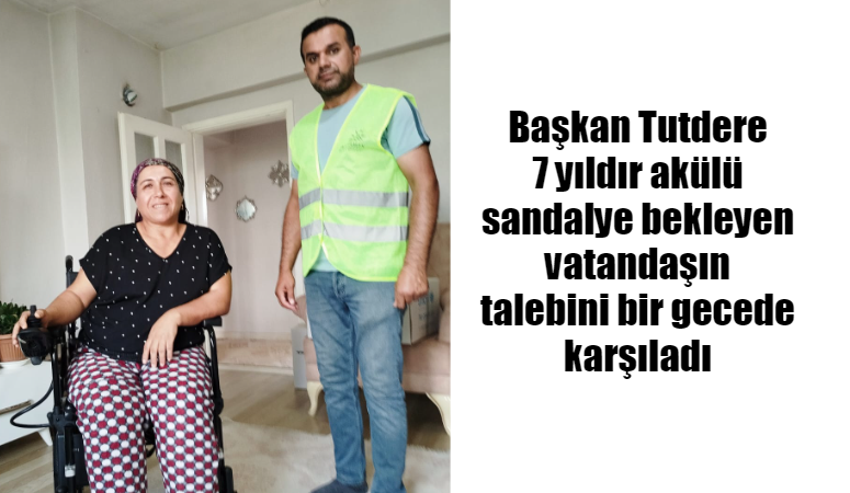 Adıyaman'da 7 yıldır akülü