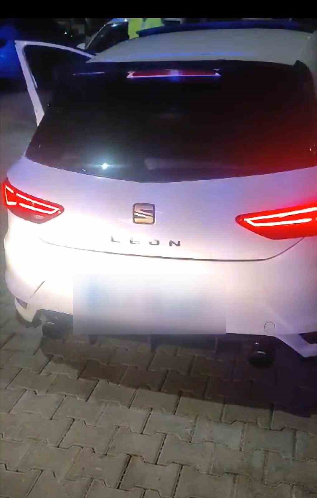 Batman’da yüksek sesli egzoz kullanarak çevreye rahatsızlık veren bir araca