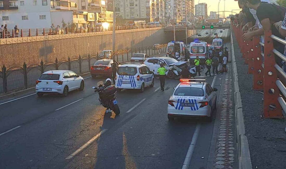 Diyarbakır’da meydana gelen trafik