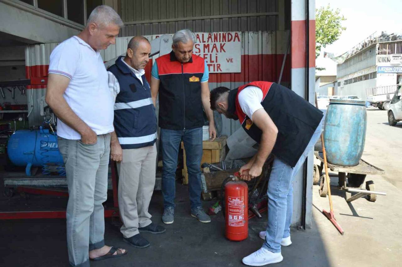 Diyarbakır’da Sanayi Sitelerinde Yangın Riskine Karşı Denetimler Başlatıldı