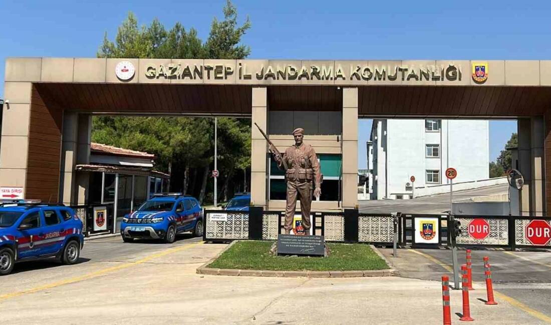  Gaziantep'te jandarma ekipleri tarafından