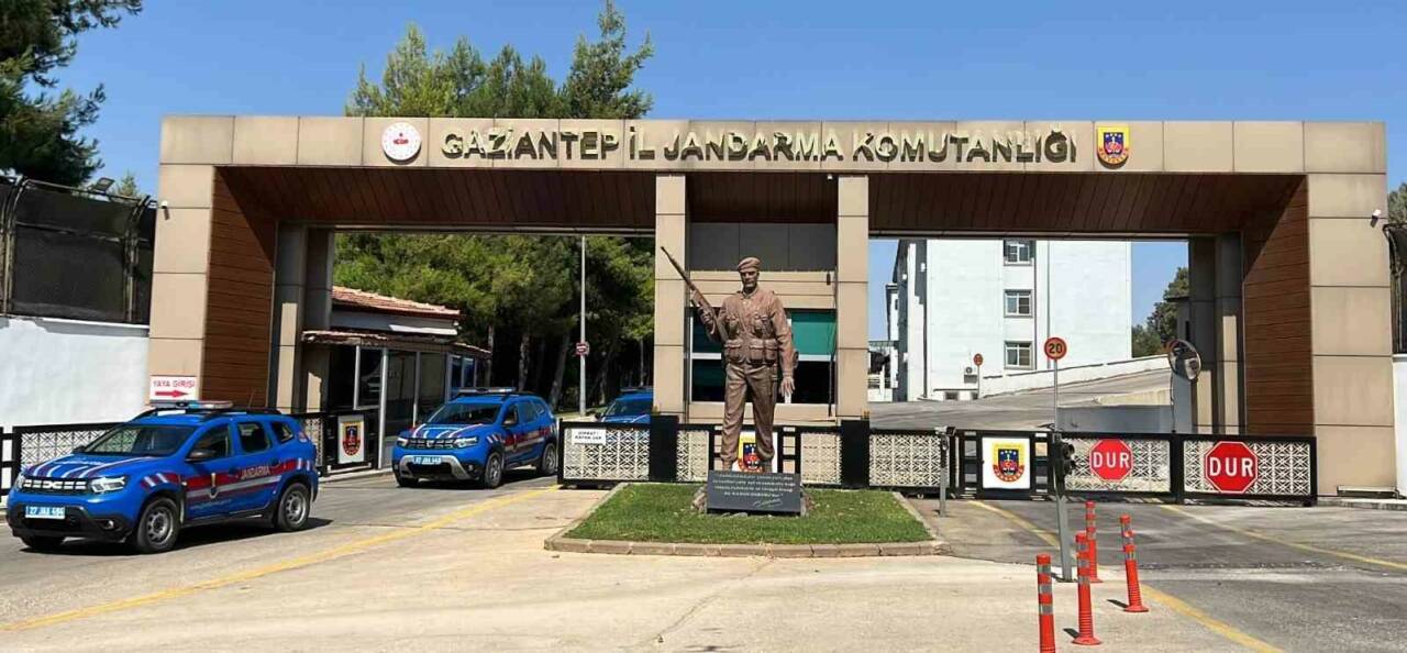  Gaziantep'te jandarma ekipleri tarafından son bir ay içinde gerçekleştirilen çember
